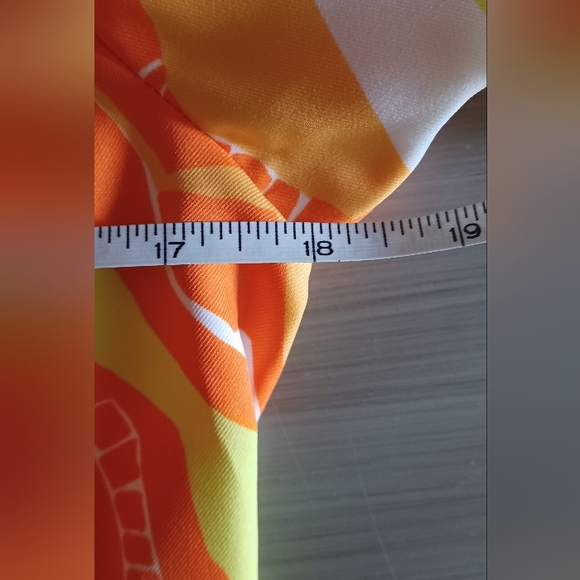 RARE 70s Psychadelic Neon Kaftan Dress With Matching Shorts! - Picture 12 of 16